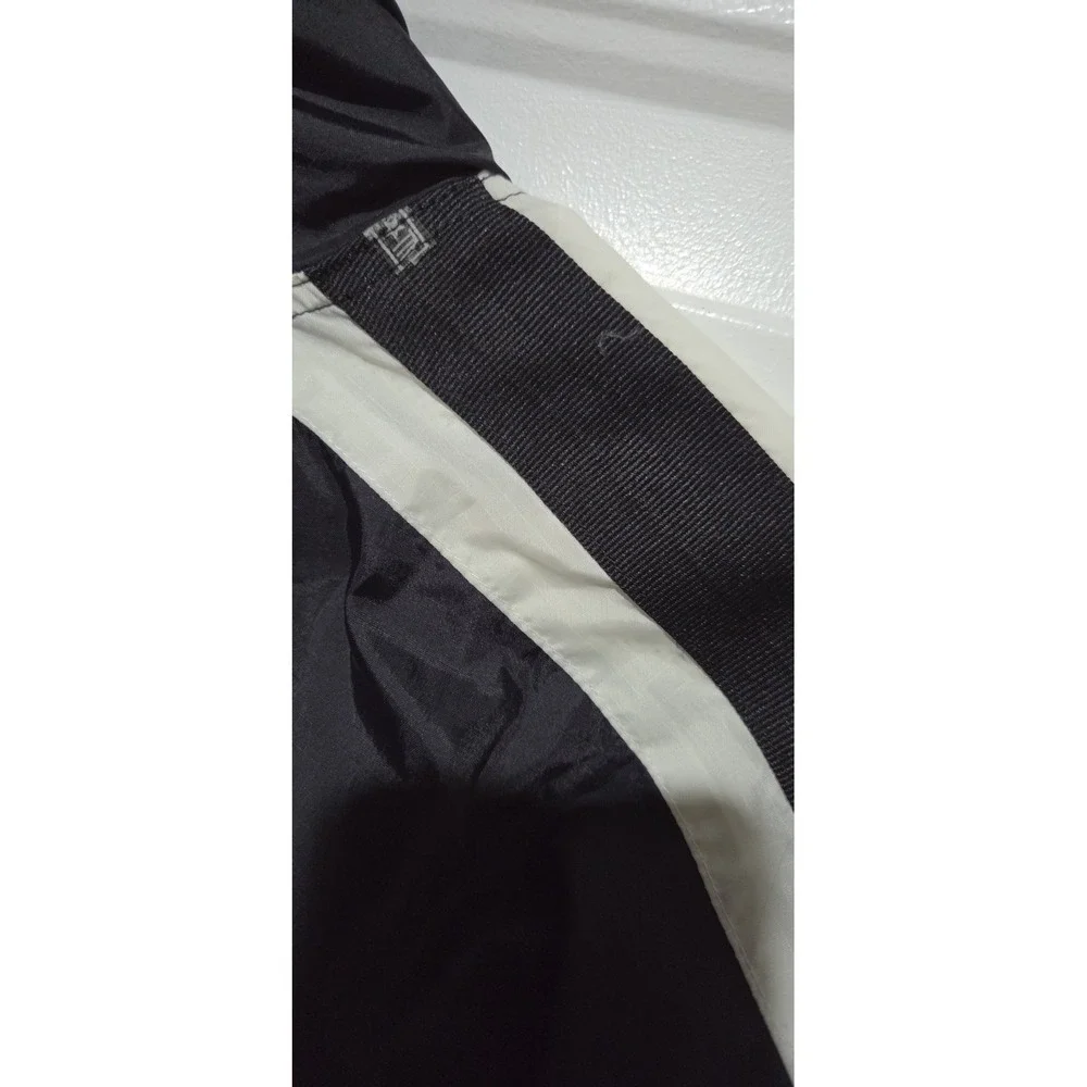 Converse Chuck Taylor All Star Vtg Black Hooded Full Zip Windbreaker Men XL